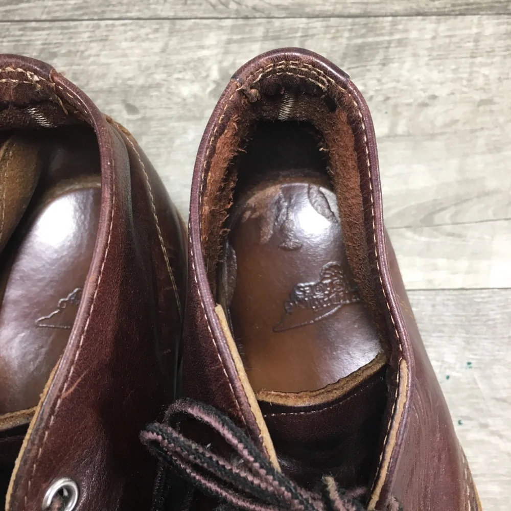 Red Wing 3141 Work Chukka Briar Oil Slick Traction Tred Leather Men Boots Size 9